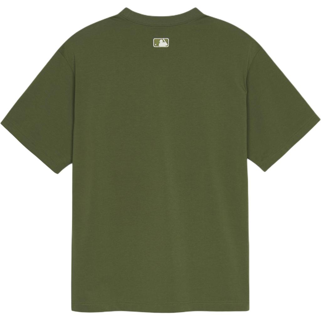 New MLB T Shirts Unisex Green 3ATSV0553-43KAL