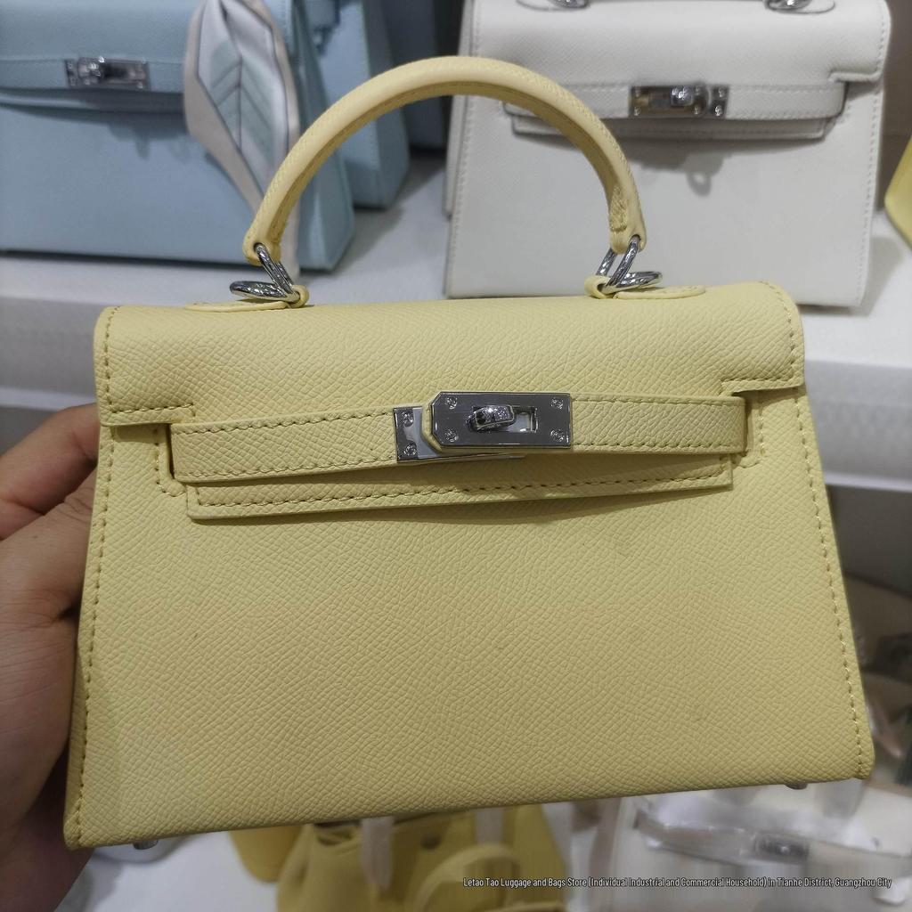 Sac Kelly Impression Paume Deuxième Génération 2026: Nouveau Sac à Main Mini Tote & Bandoulière Haut de Gamme pour Femme