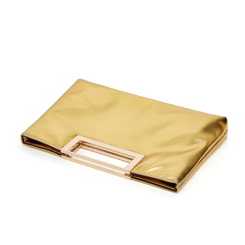 Borsa da sera da donna in pelle alla moda, Borsa a tracolla singola da donna per feste, Borsa a tracolla con catena, Borsa da braccio in pelle
