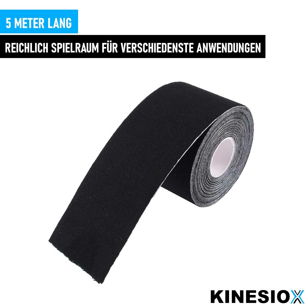KINESIOX Taśma Kinezjologiczna Taśma Sportowa Taśma Fizjoterapeutyczna Bandaż Mocujący Wodoodporna Bez Lateksu