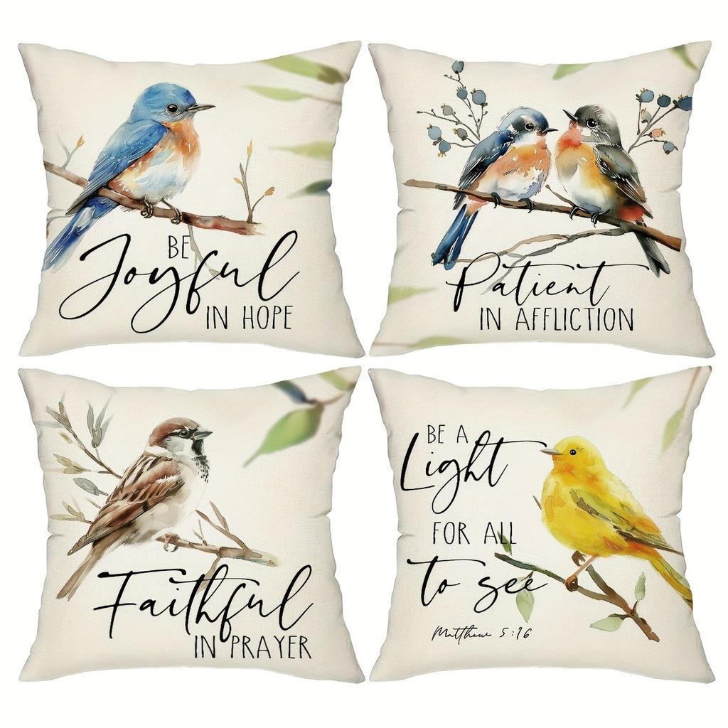 Elsternmuster Heimdeko Kissenbezug Schlafzimmer Wohnzimmer Sofa Dekoration Polyester Kissenbezug mit Reißverschluss