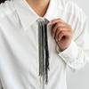 1PC Understated Luxury Multi-functional Brooch Beaded Tassel Gifts Exquisite Alloy Elegance Tassel Lightweight Fixed Buckle Suit