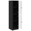 Highboard Black Oak Effect 35 x 37 x 142 cm Engineered Wood