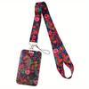 1PC New Fashion Flowers Neck Strap Vintage Lanyard for Key ID Card Gym USB Badge Holder DIY Hang Rope Phone Accessories