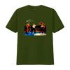 Vintage Classic Boxing Fight Scene Print Casual Streetwear T Shirt Vintage Washed Stylish Top For Everyday Wear Slightly