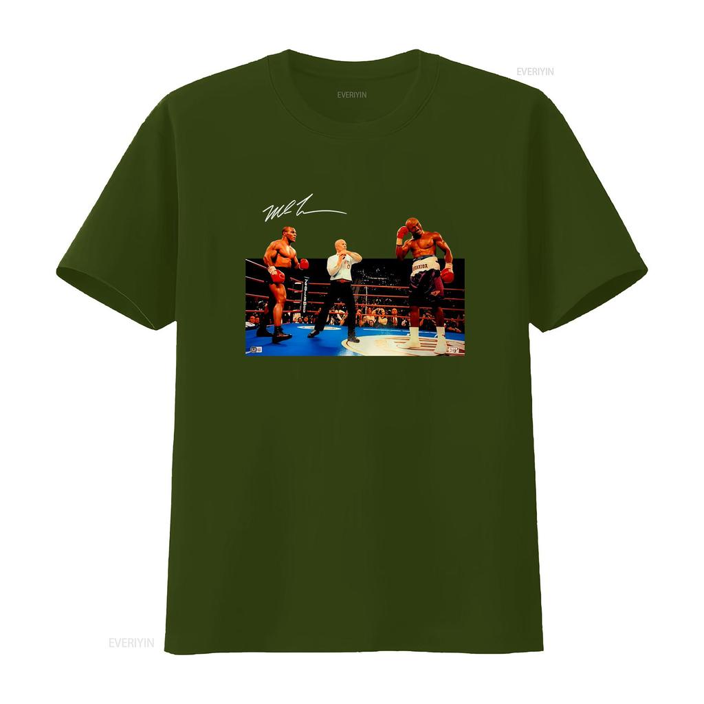 Vintage Classic Boxing Fight Scene Print Casual Streetwear T Shirt Vintage Washed Stylish Top For Everyday Wear Slightly