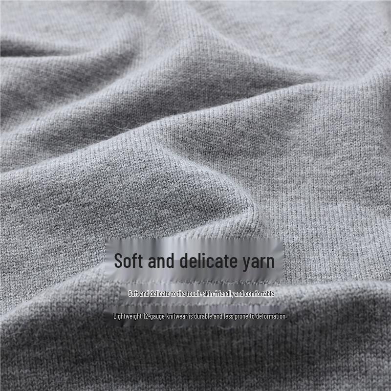 Giordano Women's Spliced Raglan Mock Neck Loose Knit Sweater