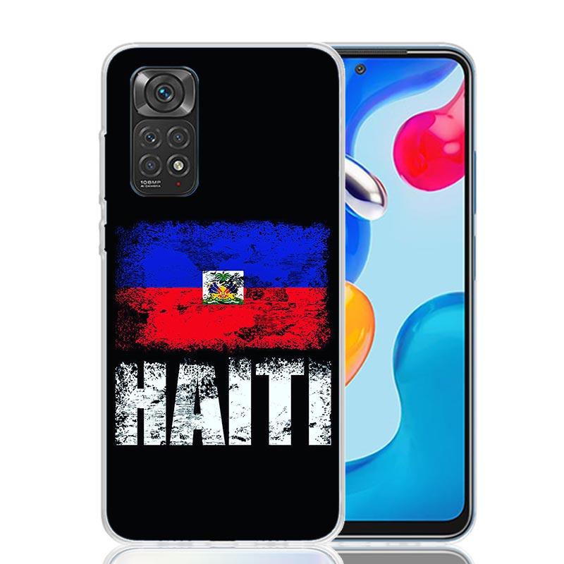 Haiti Haitian Flag Phone Case For Xiaomi Redmi Note 15 14 13 12S 12 Pro Plus 11S 11E 11 11T 10S 10 Art Soft Pattern Cover Redmi