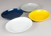 Nishikai Töpferei Hasami Ware Gewöhnlich Gewöhnliche Schale Schale Oval Grau Durchmesser 27cm Mikrowellen- und Spülmaschinenfest Hergestellt in Japan 13239 ca.