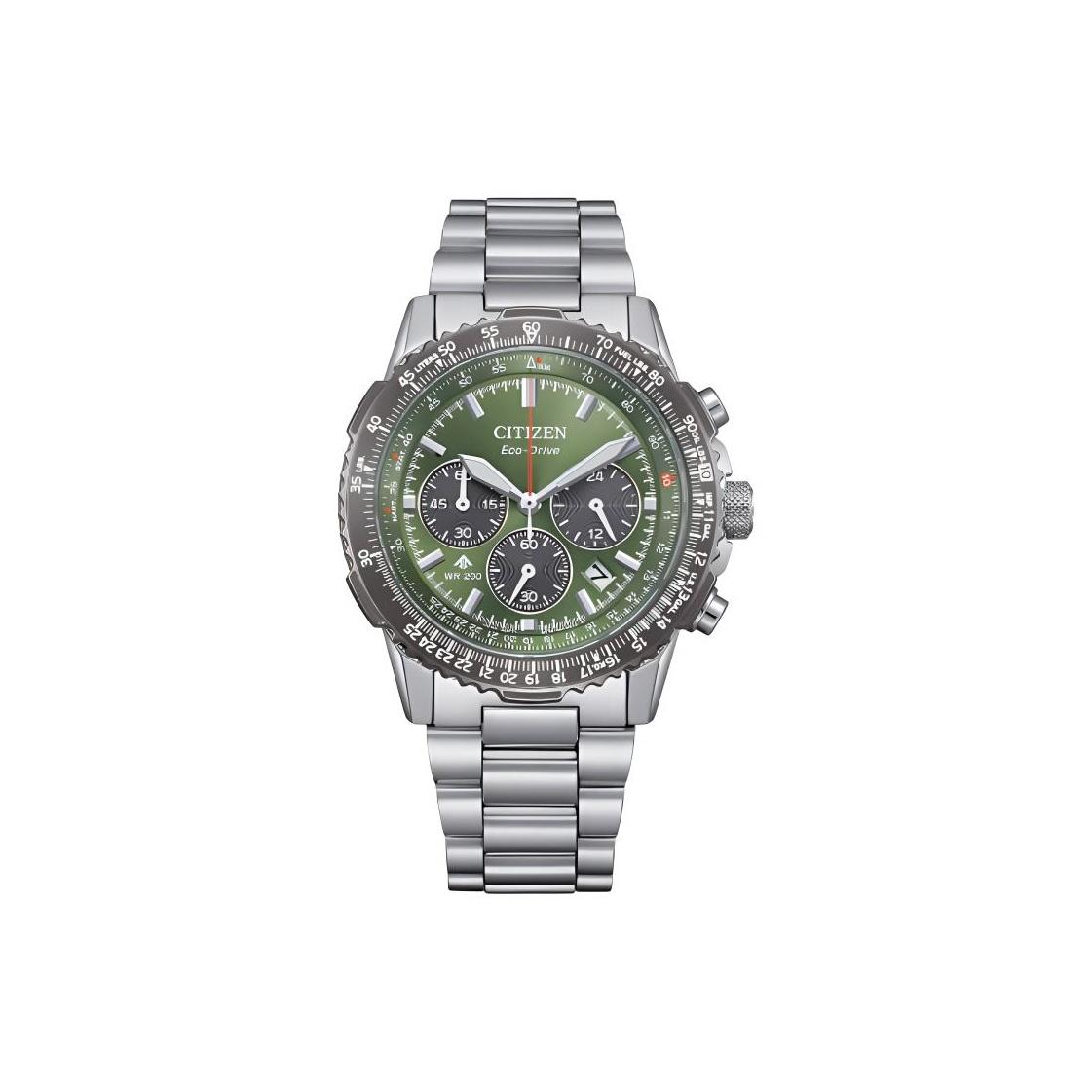

CITIZEN PROMASTER Light Powered Quartz Movement Stainless Steel Strap Watch 40mm Men s Watches CA4664-60W Green Dial