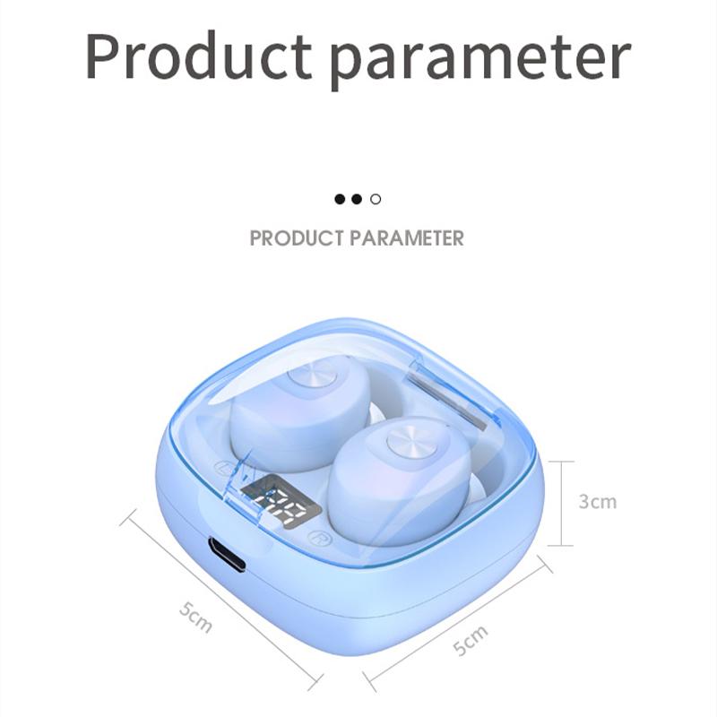 Mini Invisible Headphones TWS Bluetooth Earphones Wireless Heasets HIFI Stereo Noise Reduction Earbuds For iphone Xiaomi