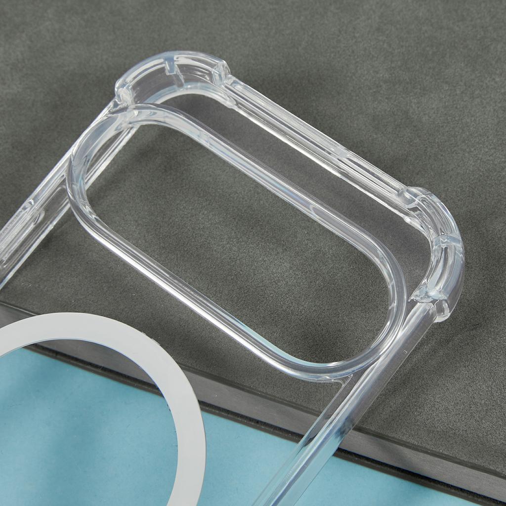 For Google Pixel 9/9 Pro Case Compatible with MagSafe 1.5mm Shockproof Clear Phone Back Cover