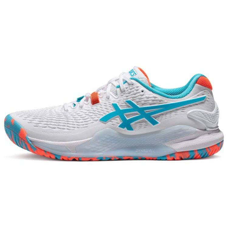 

Asics Теннисные кроссовки Gel-Resolution 9 Low Женские Кроссовки Бело-синие 1042A246-100 36
