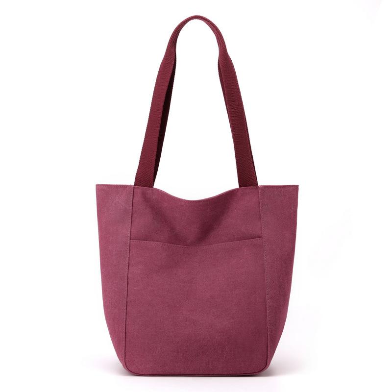 Canvas Bag Women's Shoulder Handbag Wear-resistant Large Capacity Women's Bag