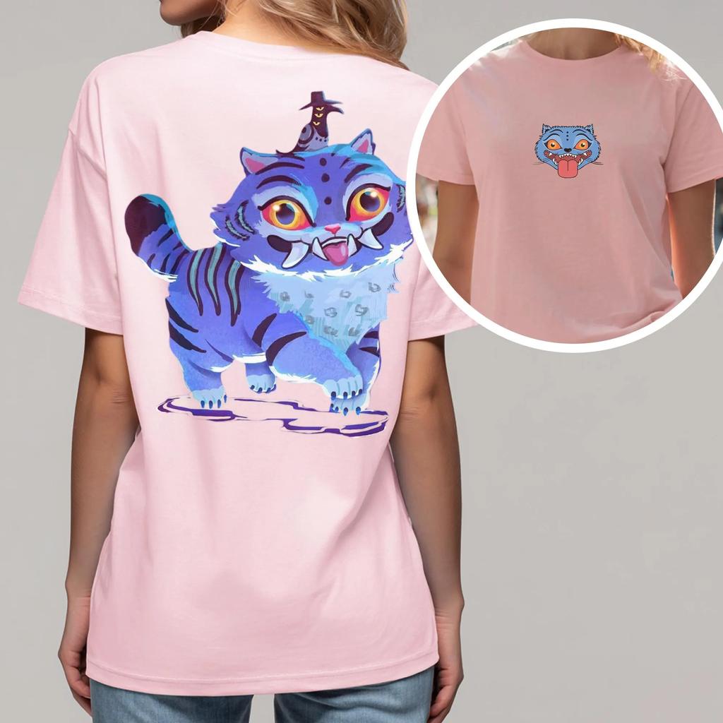 Koszulka Demon Hunters z tygrysem Merch Demon Hunter z tygrysem Koszulka filmowa Kpop Koszulka Hunters z tygrysem Uroczy prezent ze zwierzęciem Prezent dla niej