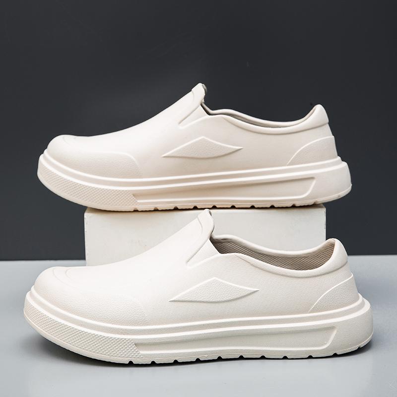 

Повседневная обувь Eva Мужская обувь Резиновые сапоги Поварская обувь для мужчин Модные летние пляжные сандалии Размер 39-46 39 бежевый