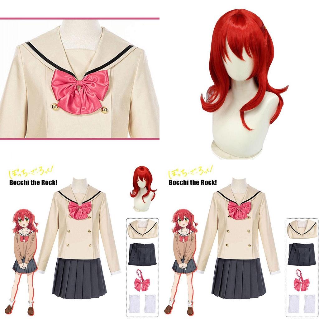 Stunning Bocchi The Rock! Kita Ikuyo Cosplay Costume Outfit