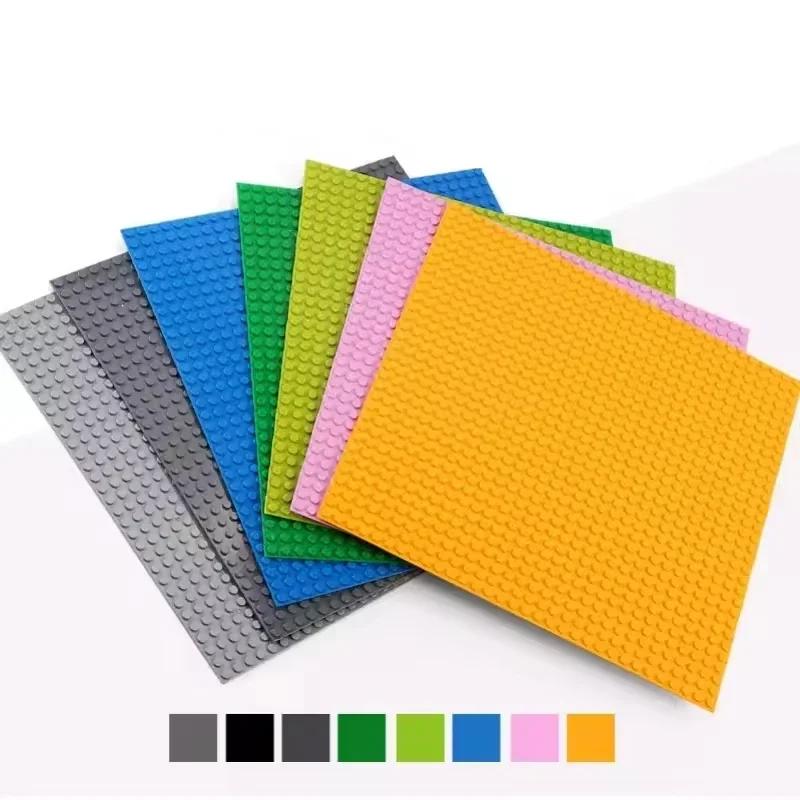 Classic Blocks Base Plates 32x32 16*32 Dots Road River BasePlates MOC Building Bricks City Dimensions Figures Construction Toys