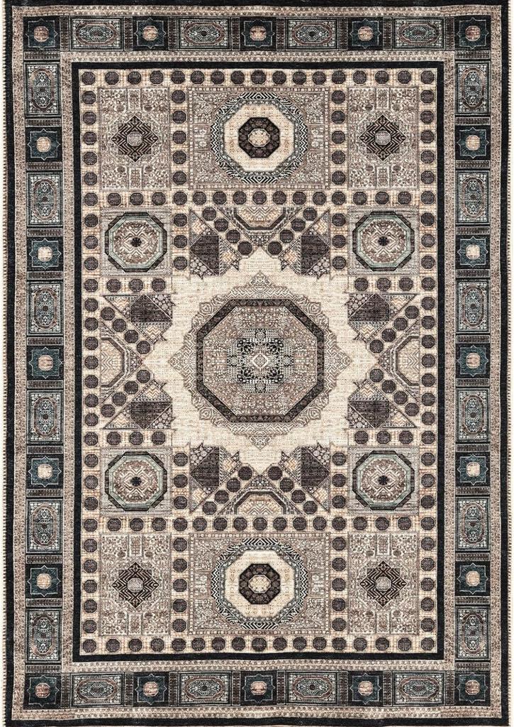 Luxurious Red Vintage Print Carpet Elegant Non Slip Rug for Living Room Bedroom Classic Floor Mat Home Decor Easter Festivals