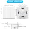 WiFi Bluetooth Dual-Mode Smart Switch with Neutral Wire, Voice Control Compatible with Alexa & Google Home