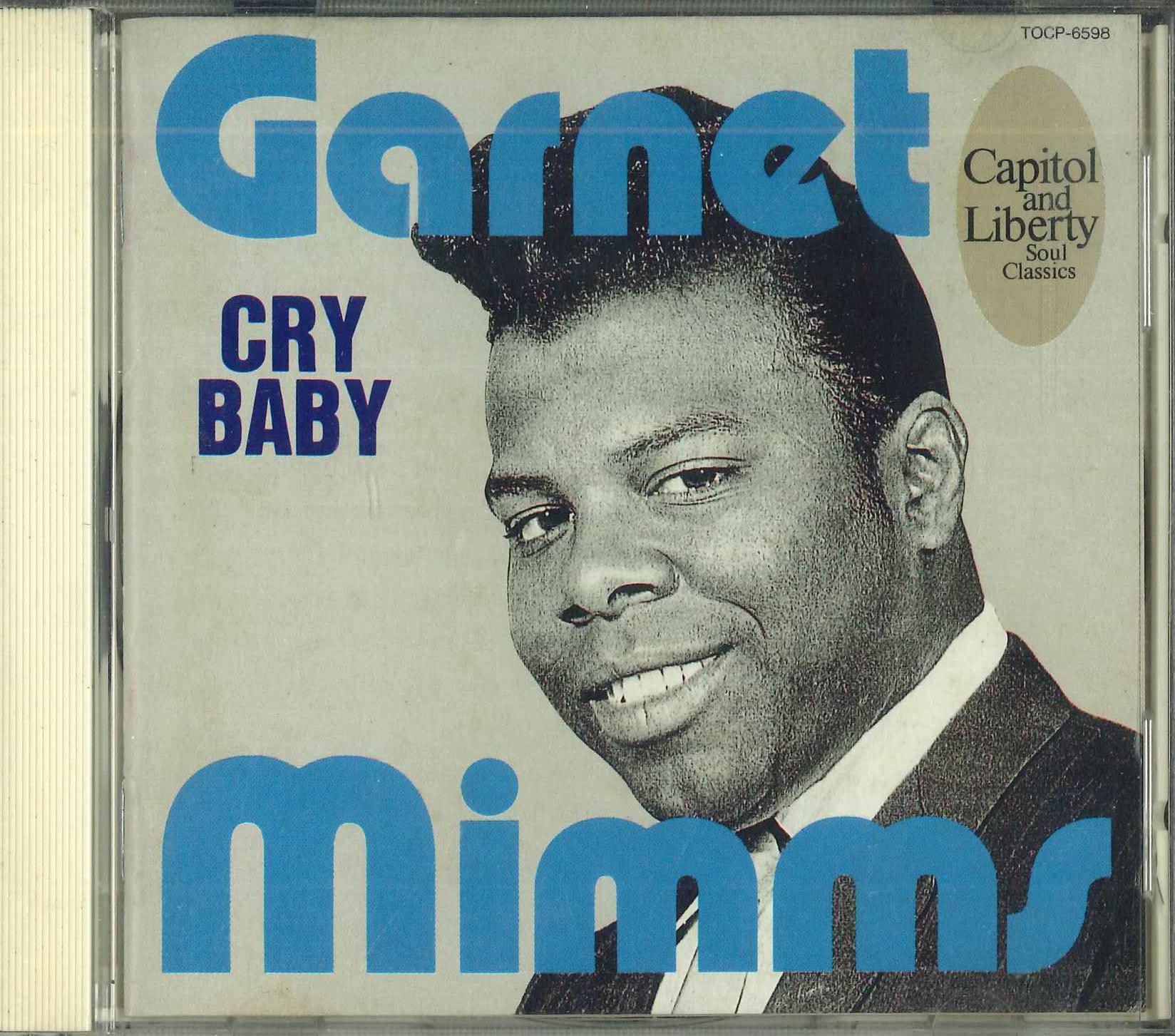 

CD GARNET MIMS Cry Baby TOCP6598PROMO EMI 1991 Japan SoulFunk Used