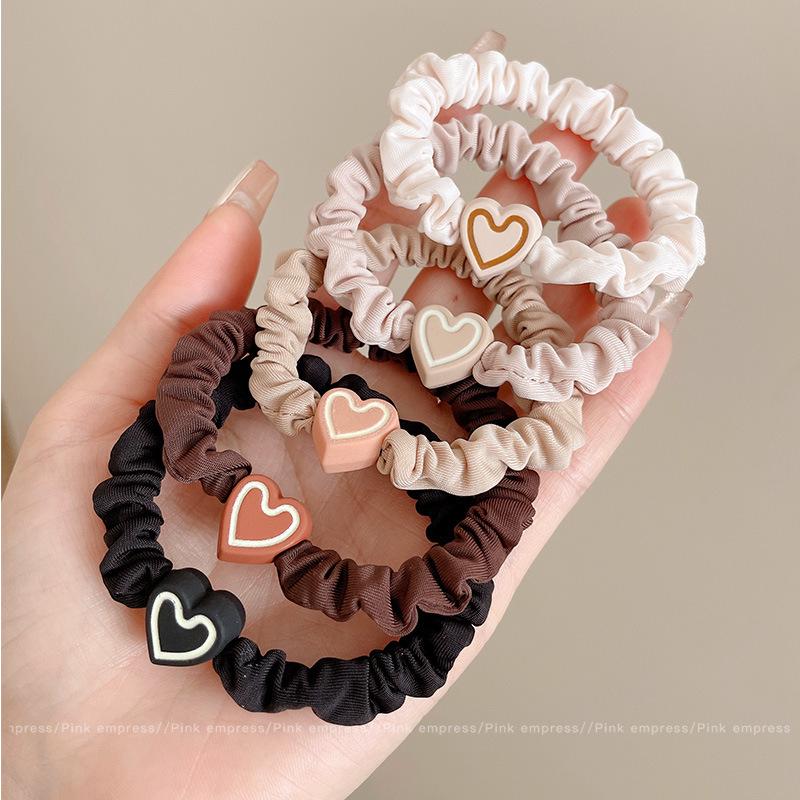 High Elasticity Hair Tie: Versatile Rubber Band Scrunchie for Women & Girls 2025