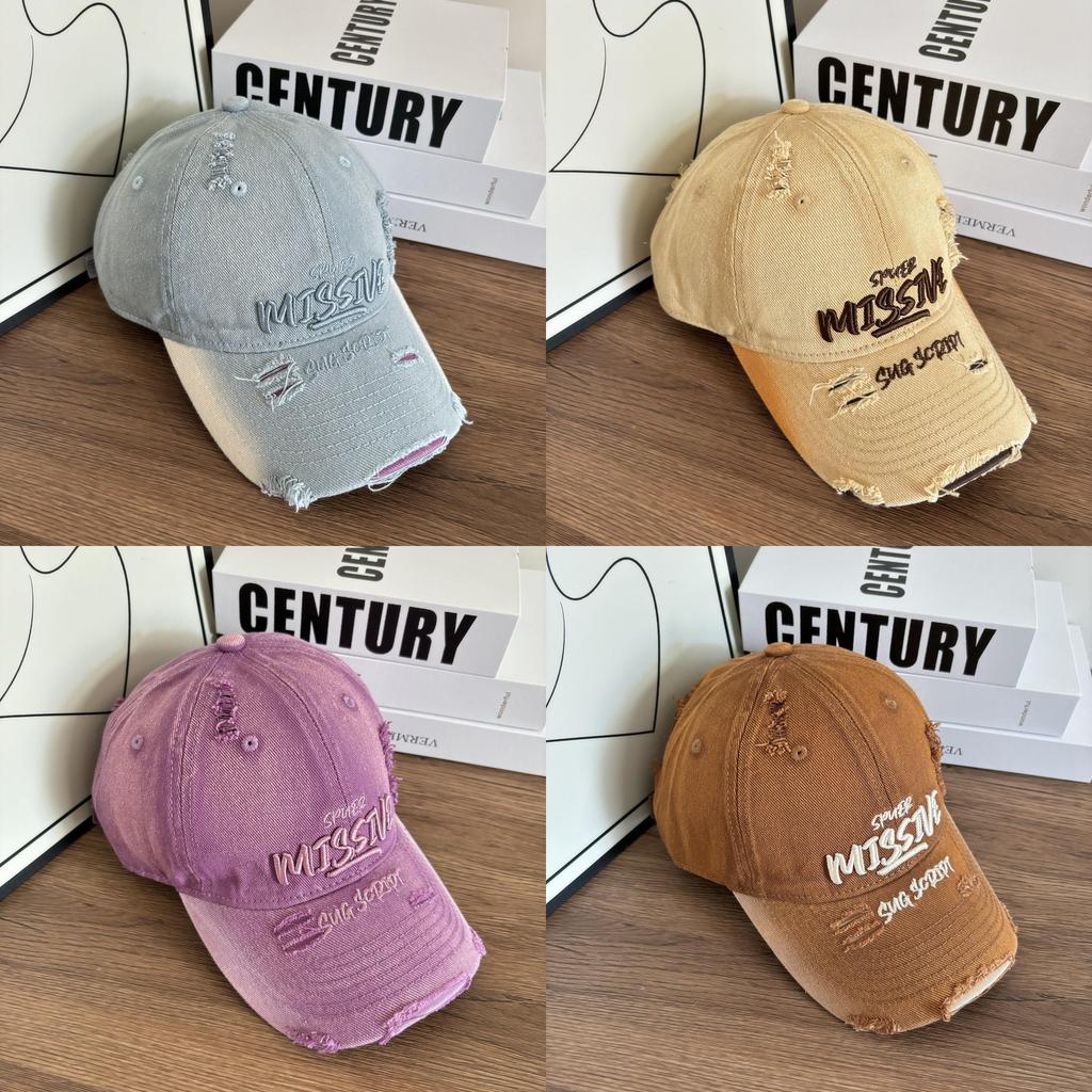 Retro-Baseballkappe mit Stickerei für Damen und Herren mit Sonnenschutz und verstellbarer Passform