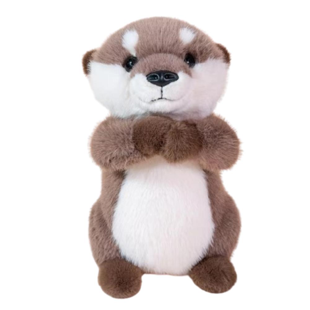 PP Cotton Brown Otter Plush Toy Soft Simulation Otter Toy Doll  Home Decor