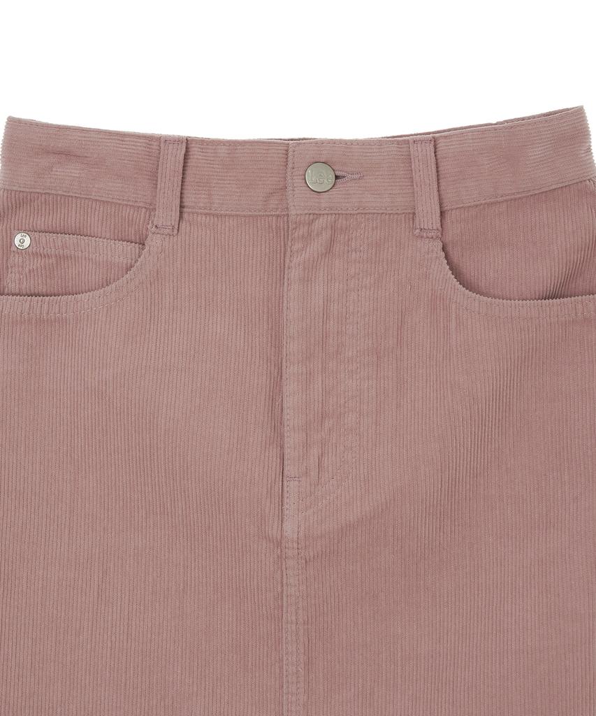 Lee Corduroy Mini Skirt Pink