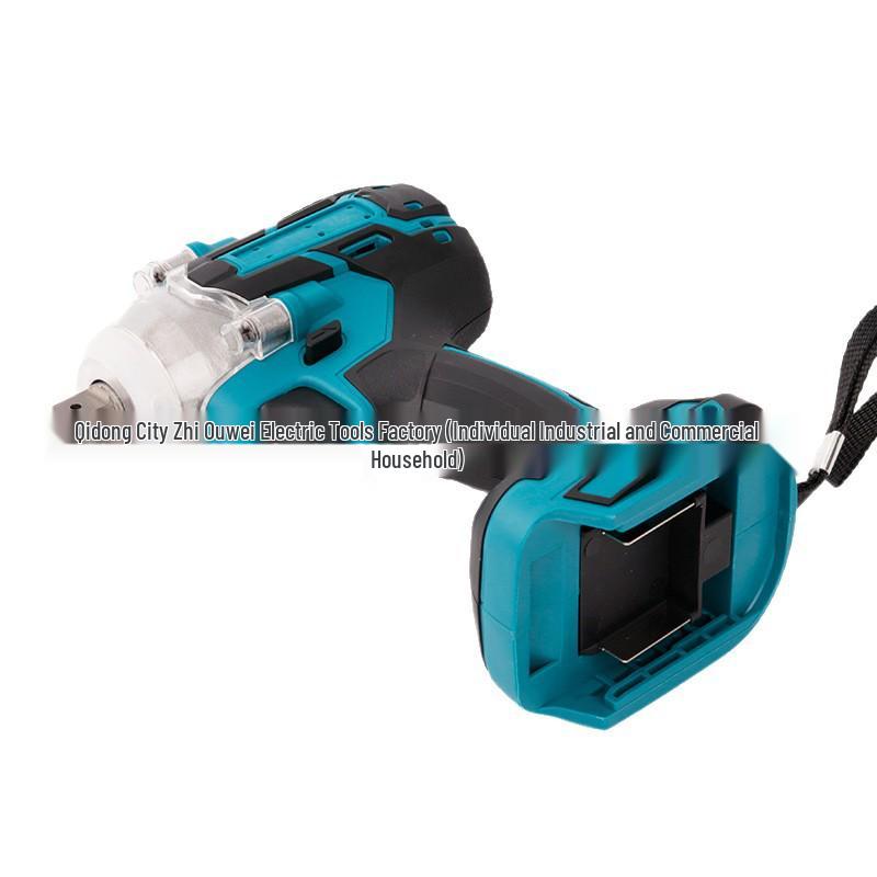 High Torque Brushless Electric Impact Wrench, Rechargeable Lithium Battery for Woodworking and Socket Tasks