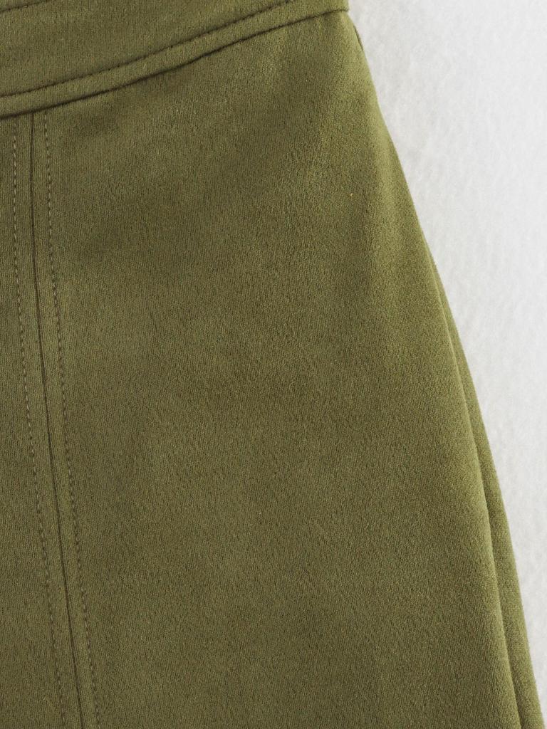 Women's 3-Piece Set: 2025 Jacket, Midi Skirt & Casual Shorts A15030