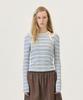GROVE Nancy Stripe Sleeveless (Light Blue)
