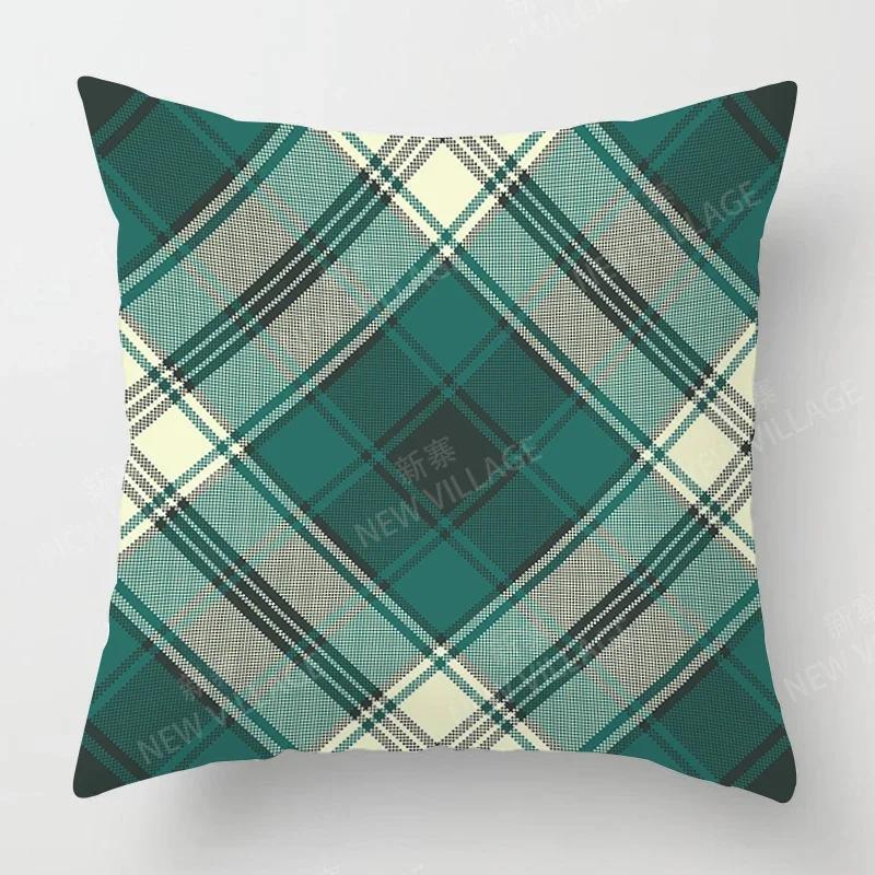 Simple line checkered pillowcase sofa cushion cover and home decoration can be customized for you 40x40 50x50 60x60 45*45 35x35