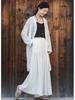Women's Lightweight Cotton-Linen Wide-Leg Pants for Yoga and Meditation
