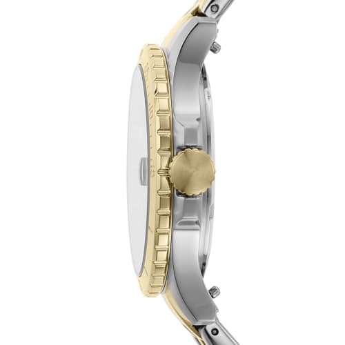 Fossil FB-01 ES4745 Women's Watch, Silver & Gold