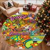 Scooby Pattern Round Rug, Indoor/Outdoor Mat, for Picnic, Gameroom, Bedroom, Office, Living Room, Home Decor Carpet, Birthday Gift