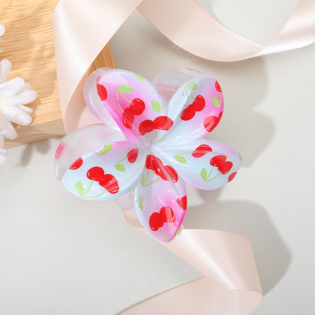 Frangipani Hair Clip: Cute, Fresh, Sweet Fruit Design