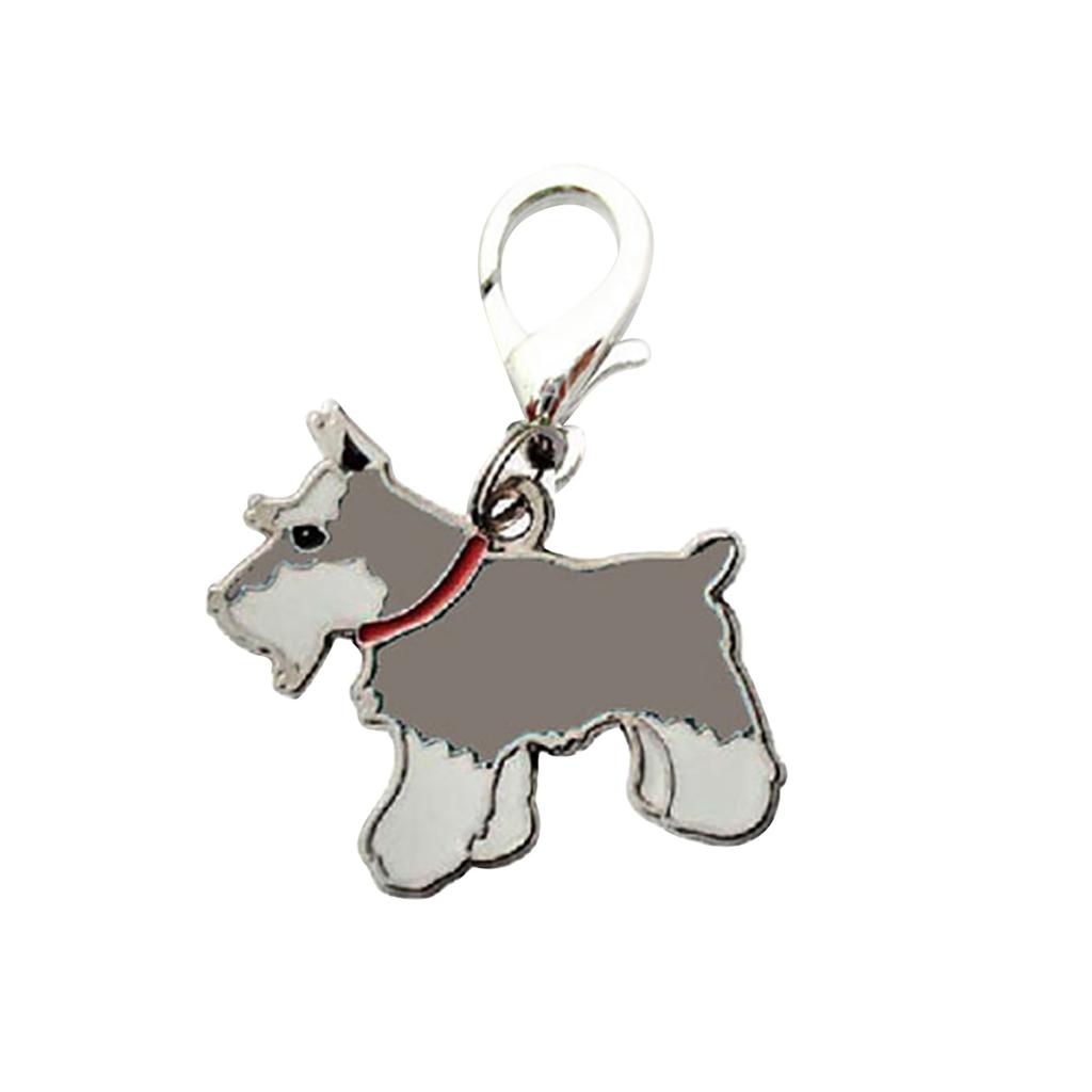 Módní přívěsek s obojkem pro psy Přívěsek na klíče Kabelka peněženka Dekor Závěsný přívěsek na klíče