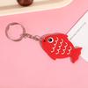 Cartoon Fish Keychain Pendant - Soft PVC Rubber, Underwater Creature Design for Party Favor