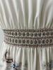 Retro Paisley Hochtailliertes Spitzenbesetztes Langes Kleid - Damen Sommerkollektion 2025