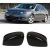 Acouto Door Mirror Covers for 2008‑2012, Car Rearview Door Mirror Caps Side Door Wing Mirror Cap Covers Glossy Black Replacement