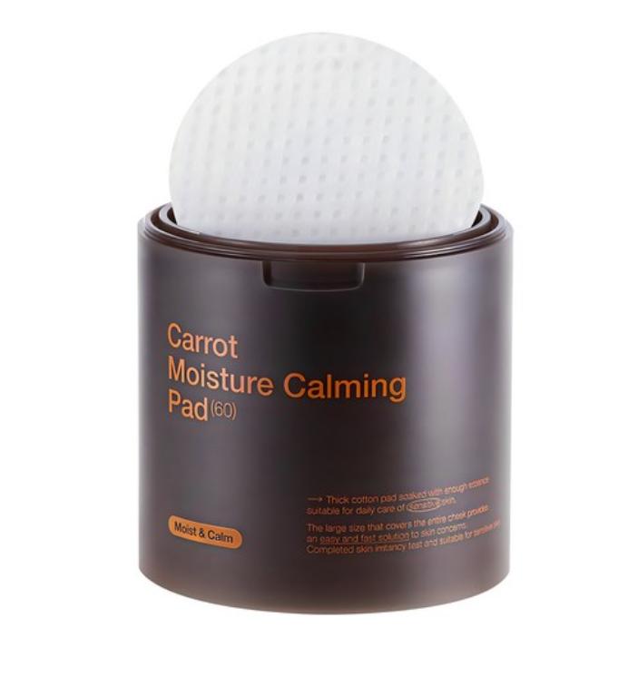 MEDIHEAL Carrot Calming Toner Pads | 60 Pads | Soothing & Moisturizing Care