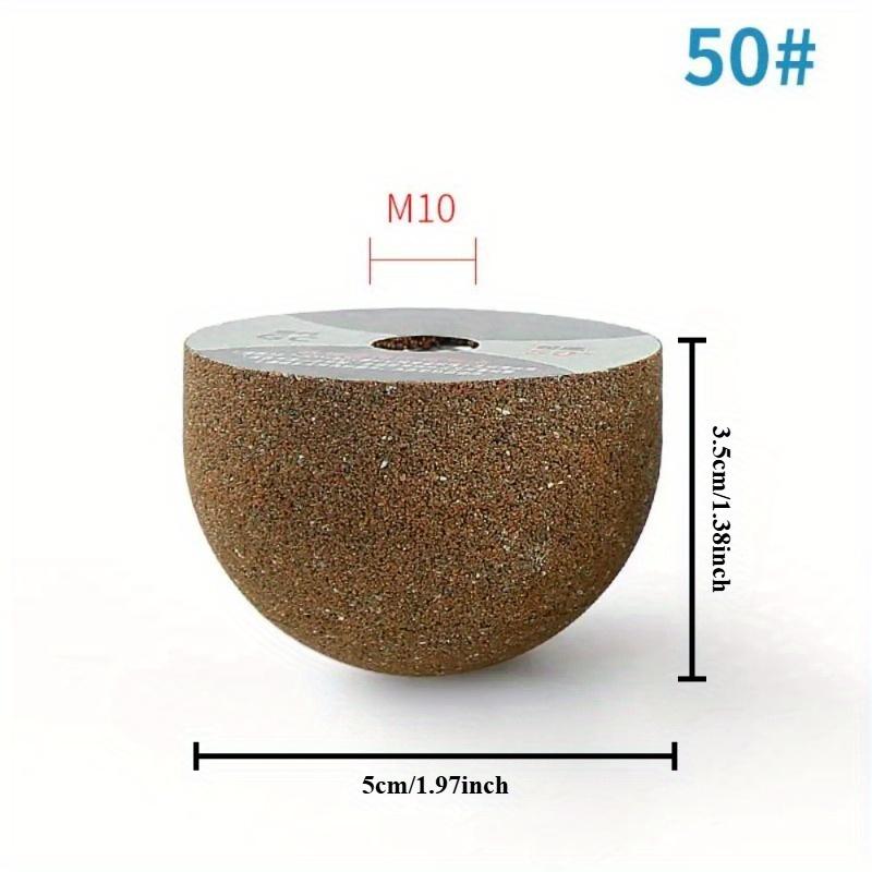 

1 шт. Алмазный паяный полировальный круг Грибовидная шлифовальная головка Камни для гравировки 50/100/200 Зернистость Мрамор Булыжник Камень Галька Внутреннее отверстие M10 50grit