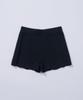 Jolliangbol Pointelle Wrapped Knit Shorts (Black)