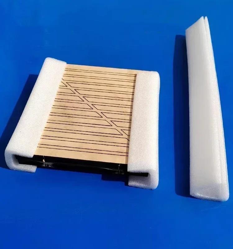 U-Form Perlschaum Schutzecke Tür Fenster Bilderrahmen Gerade Stange Kante Ecke Kollisionsschutz Hülle Weißer Kunststoff Schaumstoff