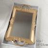 European Style Retro Carved Mirror Exquisite Golden Jewelry Tray Multifunctional Wall Mounted Mirrors for Room Decoration 2025