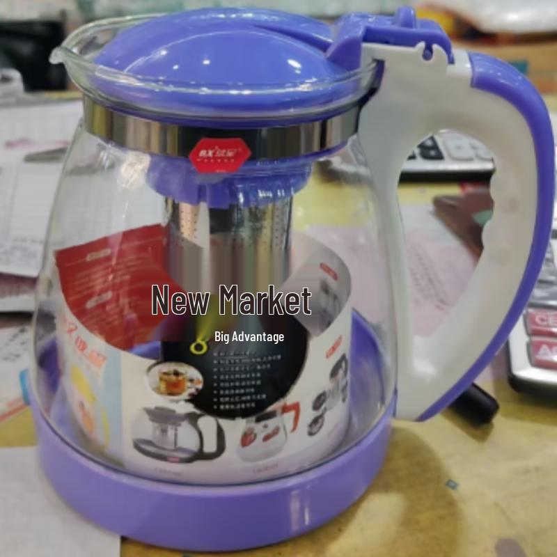 AMPEREX Glass Teapot with Filter