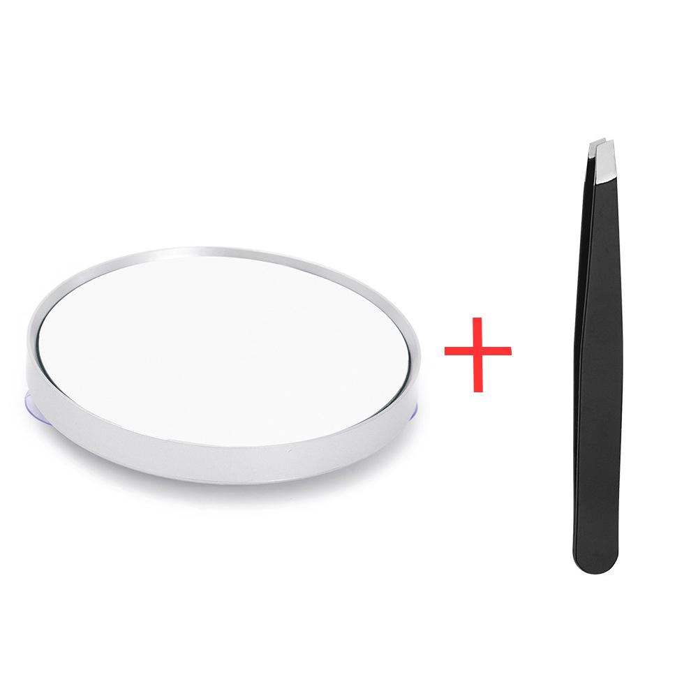 Oglindă cosmetică cu mărire 10x oglindă de ras 20x 30x oglindă rotundă mică pori puncte negre ventuză