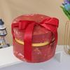 European Round Ribbon Handle Gift Box - Perfect for Weddings, Birthdays, and Festive Celebrations