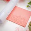 Ergonomic Floral Pattern Clay Embossing Roller For Polymer Jewelry Making Earrings Crafting Supplies Rolling Pin